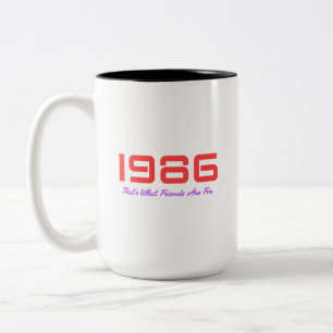 1986 Top Song Two-Tone Coffee Mug