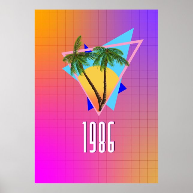 1986 tropical paradise poster (Front)
