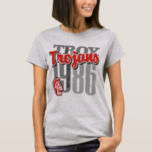 1986 Troy Trojans Woman's Light Tee