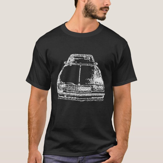 1987 Chevy Monte Carlo Sketch Art T-Shirt (Front)