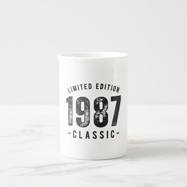 1987 Classic Birth Year Bone China Mug (Front)