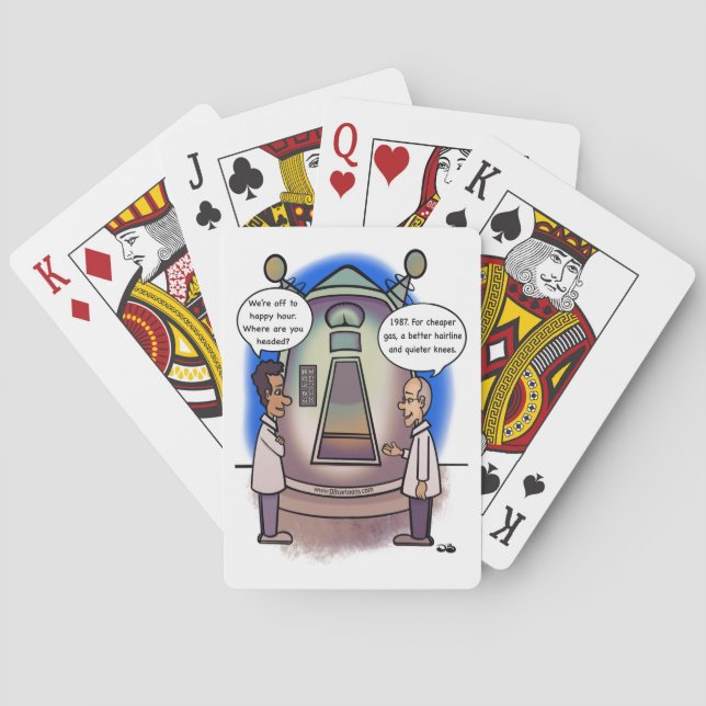 1987 Going Back In Time Playing Cards (Back)