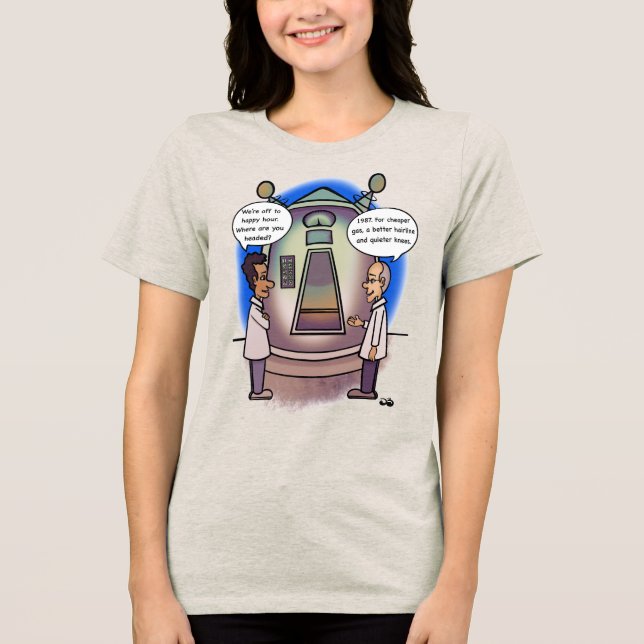 1987 Going Back In Time Tri-Blend Shirt (Front)