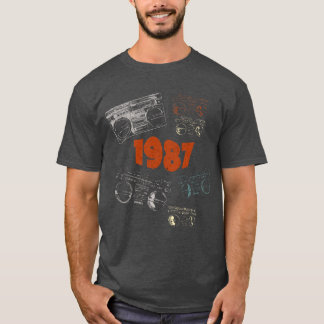 1987 on retro music T-Shirt