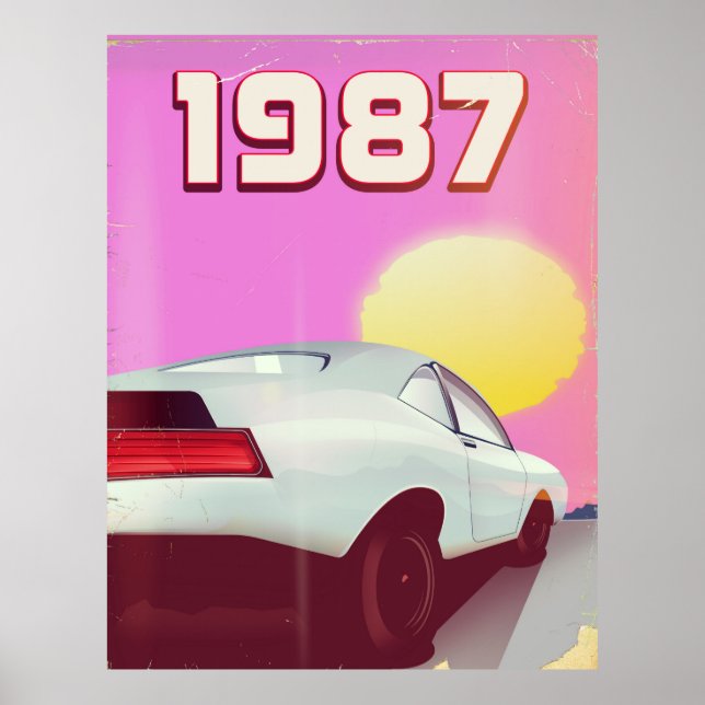 1987 sportscar poster (Front)