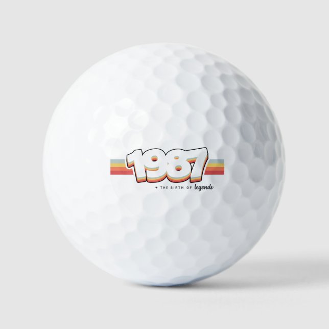 1987 The birth of legends Golf Balls (Front)