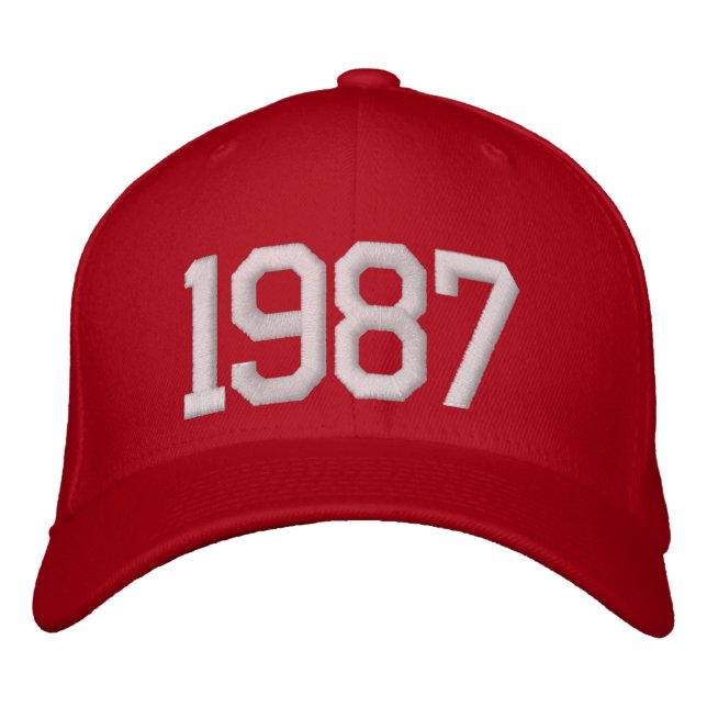 1987 Year Embroidered Hat (Front)