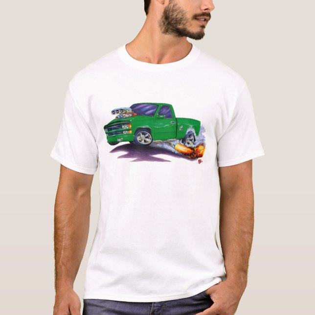 1988-98 Silverado Green Truck T-Shirt (Front)