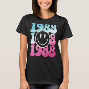 1988 Custom 35th Birthday Hippie Retro Vintage Bda T-Shirt