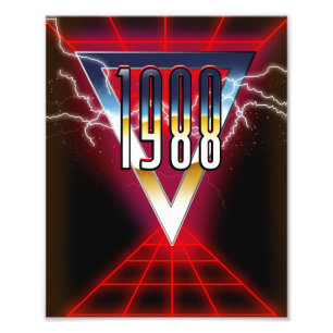 1988 Tech noir graphic Photo Print