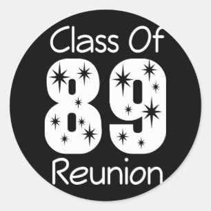1989 Class Reunion Stickers