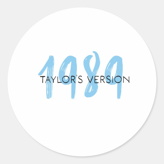 1989 CLASSIC ROUND STICKER (Front)