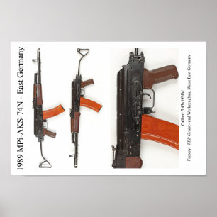 1989 MPi-AKS-74N East Germany Poster