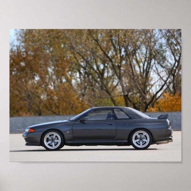 1989 NISSAN SKYLINE R32 GT-R Poster (Front)