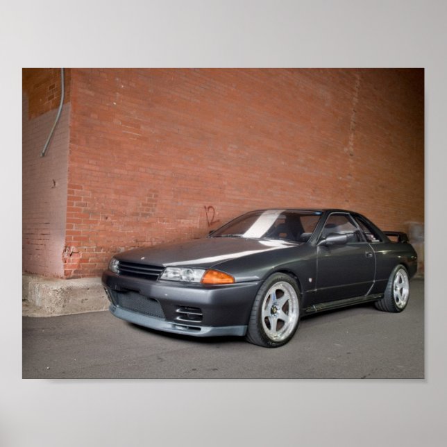 1989 Nissan Skyline R32 GT-R Poster (Front)