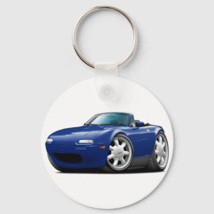 1990-98 Miata Dk Blue Car Key Ring