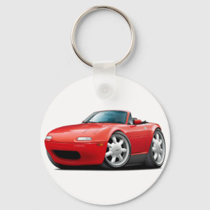 1990-98 Miata Red Car Key Ring