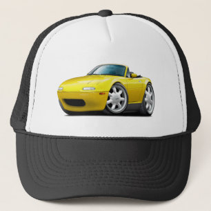 1990-98 Miata Yellow Car Trucker Hat