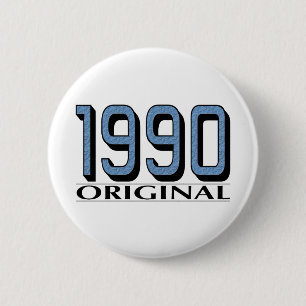 1990 Original 6 Cm Round Badge