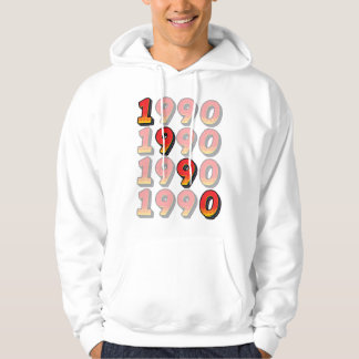 1990 Retro Design Hoodie