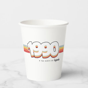 1990 The birth of legends Paper Cups