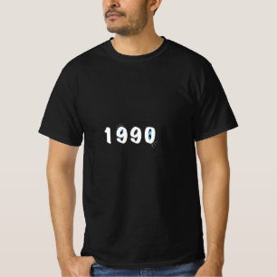 1990 Vintage Birth Year Birthday Men's T-Shirt
