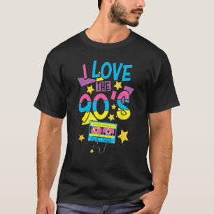 1990's 90s I Heart Nineties I Love the 90's Old Sc T-Shirt