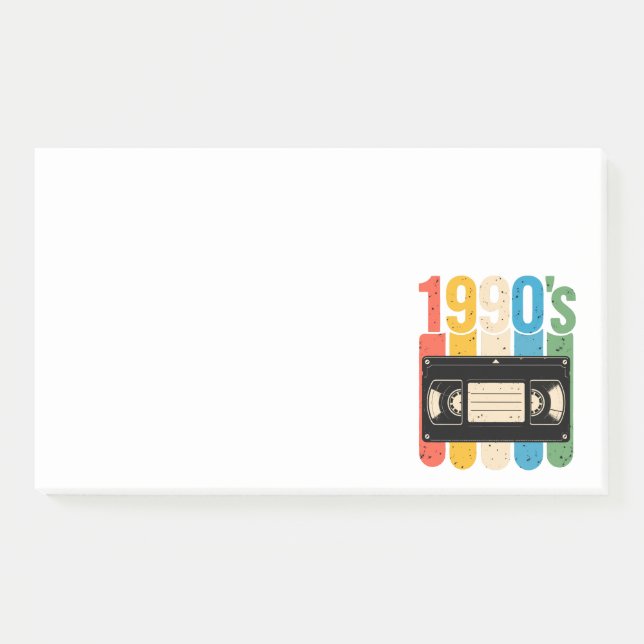 1990s retro VHS nostalgia Post-it Notes (Front)