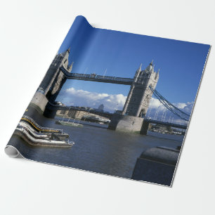 1990's view of Tower Bridge  Wrapping Paper