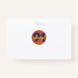 1991 class reunion ID badge