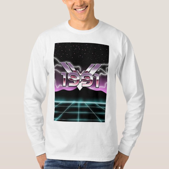 1991 Tech noir T-Shirt (Front)