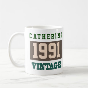 1991 Year of Birth - Birthday Celebration Coffee Mug