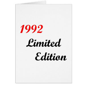1992 Limited Edition