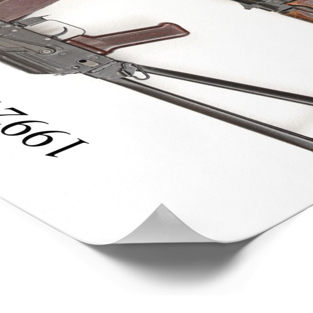 1992 Tula AKS-74U assault rifle Poster (Corner)