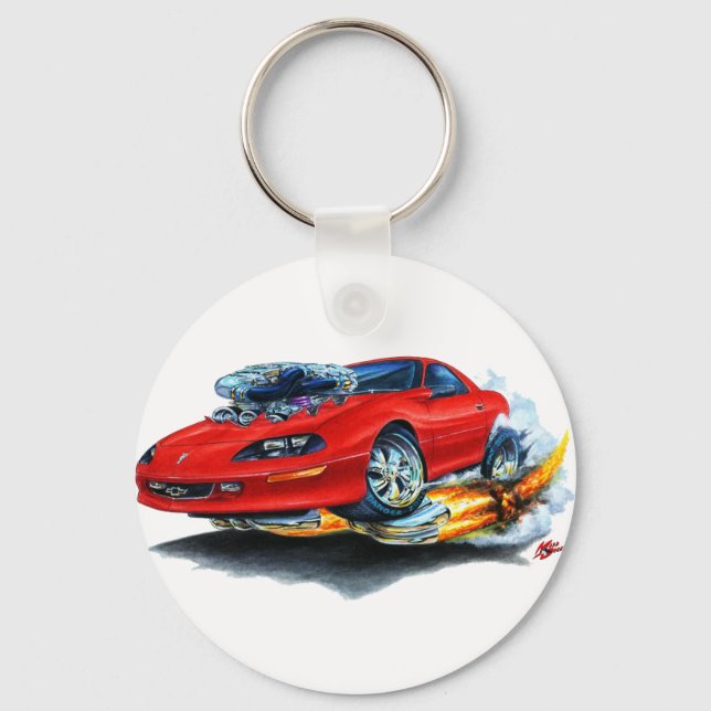 1993-97 Camaro Red Car Key Ring (Front)
