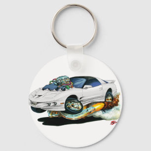 1993-97 Trans Am White Car Key Ring