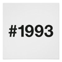 1993 Hashtag 32 Birthday Anniversary