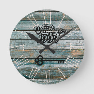 1993 Vintage Acrylic Wall Clock