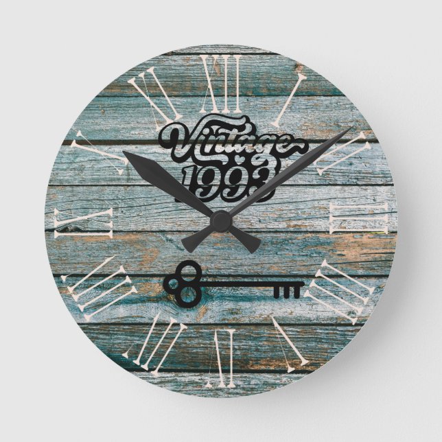 1993 Vintage Acrylic Wall Clock (Front)