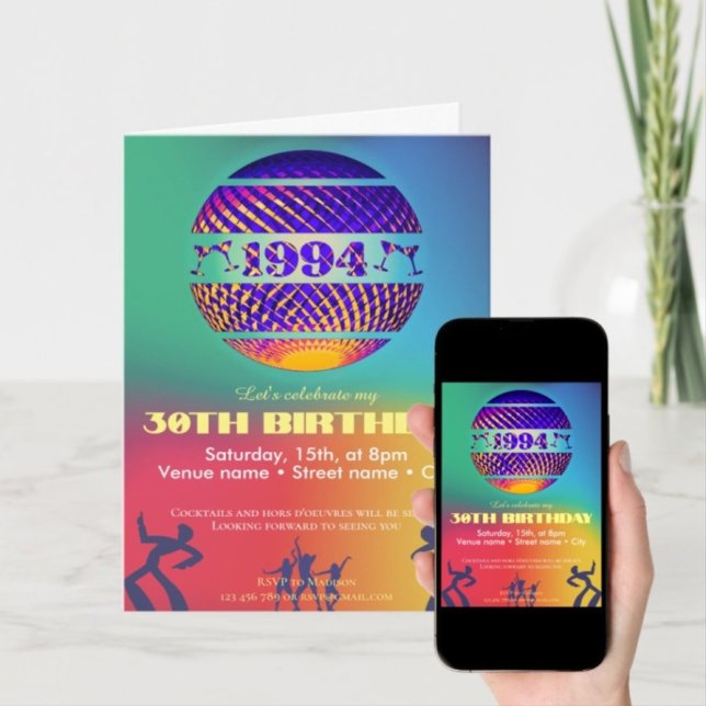 1994 30th birthday party invitation (Creator Uploaded)