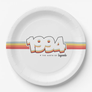 1994 The birth of legends Paper Plate