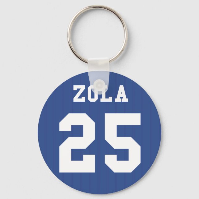 1995-97 Chelsea Home Keyring- ZOLA 25 Key Ring (Front)