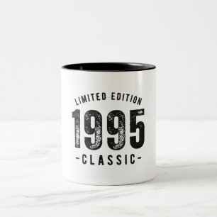 1995 Classic Birth Year Two-Tone Coffee Mug