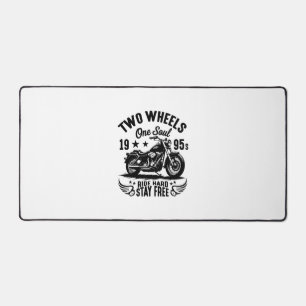1995s Motorcycle Vintage Desk Mat
