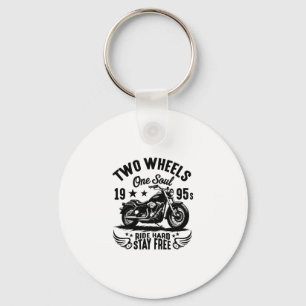 1995s Motorcycle Vintage Key Ring