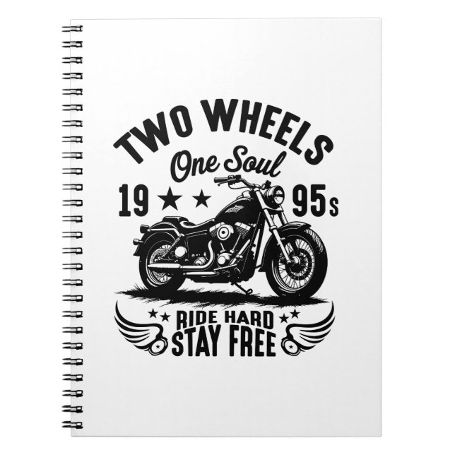 1995s Motorcycle Vintage Notebook (Front)