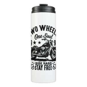 1995s Motorcycle Vintage Thermal Tumbler