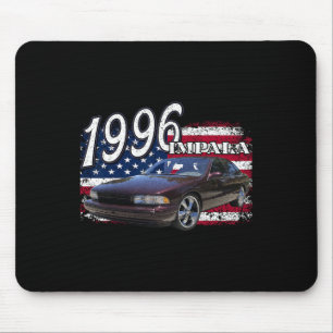 1996 96 Impala Lowrider Ss 4th Of July American Mouse Pad