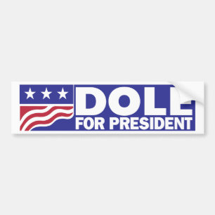 1996 Bob Dole for President Bumper Sticker