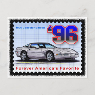 1996 Special Edition Corvette Postcard